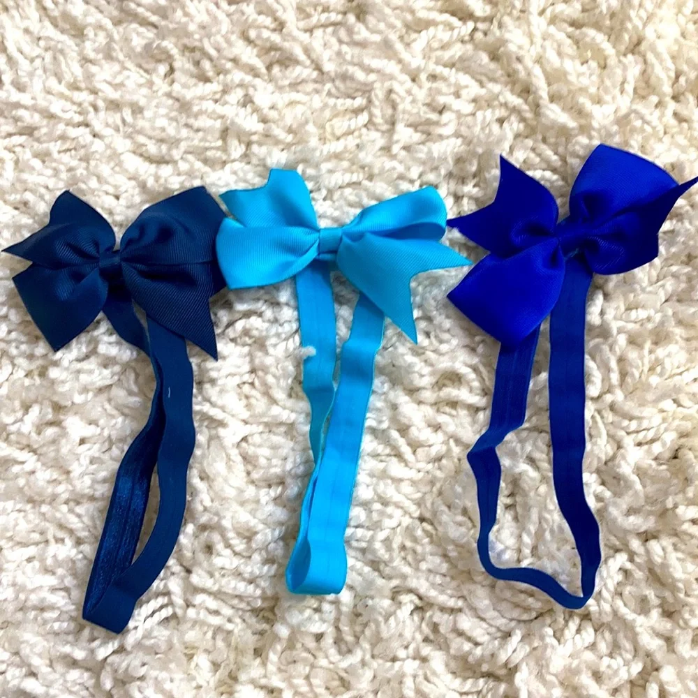 Bundle of 8 Baby Bow Headbands